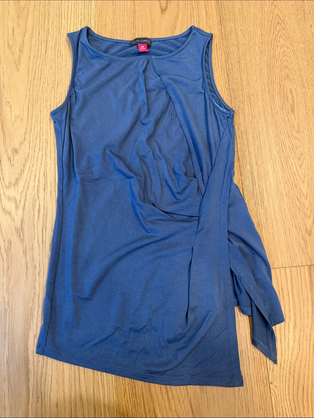 Vince camuto Sleeveless Twist-Detail Tank Top in Blue